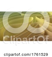 Abstract Geometric Wavy Folds Background