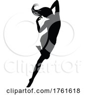 Poster, Art Print Of Dancing Woman Silhouette