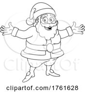 Poster, Art Print Of Santa Claus Christmas Cartoon Mascot