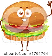 Poster, Art Print Of Burger Character