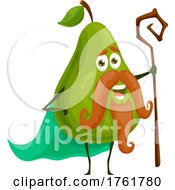 Poster, Art Print Of Pear Wizard Character