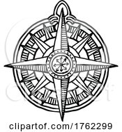 Antique Compass Rose by Vector Tradition SM