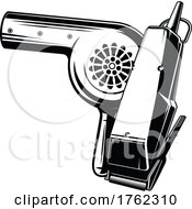 Poster, Art Print Of Blow Dryer And Clippers