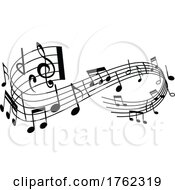 Poster, Art Print Of Music Notes