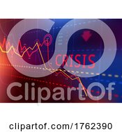 Poster, Art Print Of Financial Crisi Background
