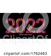 Poster, Art Print Of Colourful Happy New Year Banner Design
