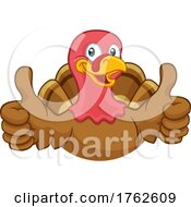 Poster, Art Print Of Turkey Thanksgiving Or Christmas Cartoon Character