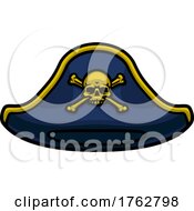 Pirate Hat Skull And Crossbones Cartoon by AtStockIllustration