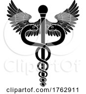 Poster, Art Print Of Caduceus Medical Doctor Symbol