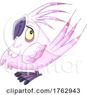 Cartoon Pink Parrot