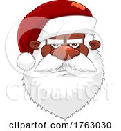 Poster, Art Print Of Angry Santa Face