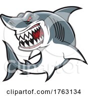 Poster, Art Print Of Tough Shark Mascot