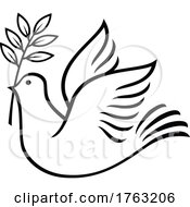 Poster, Art Print Of Flying Peace Dove