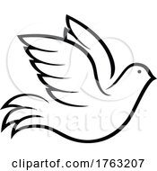 Poster, Art Print Of Flying Peace Dove