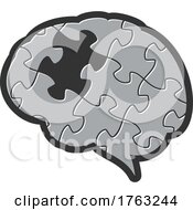 Poster, Art Print Of Human Brain Puzzle