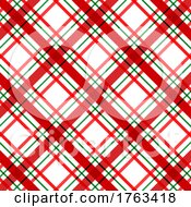 Poster, Art Print Of Christmas Plaid Pattern Background