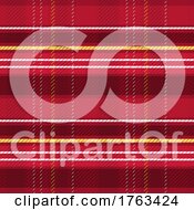 Poster, Art Print Of Christmas Themed Plaid Background