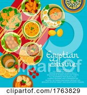 Poster, Art Print Of Egyptian Cuisine Design