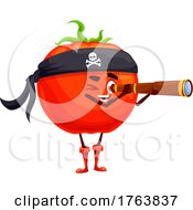 Poster, Art Print Of Pirate Apple Mascot
