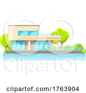 Poster, Art Print Of Waterfront Building