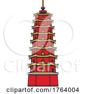 Chinese Pagoda by Vector Tradition SM