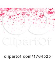 Poster, Art Print Of Pink Hearts Background For Valentines Day