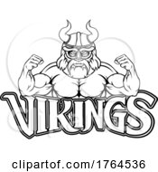 Viking Cartoon Sports Mascot by AtStockIllustration