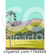 Poster, Art Print Of Bago Bluff National Park Situated South West Of Wauchope In New South Wales Australia Wpa Poster Art