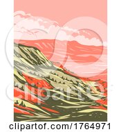 Poster, Art Print Of Seminoe State Park At The Base Of Seminoe Mountains In Sinclair Carbon County Wyoming Wpa Poster Art