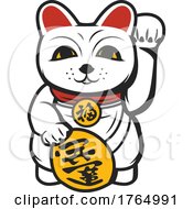Poster, Art Print Of Japanese Cat