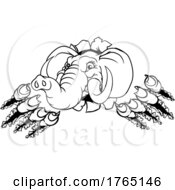 Poster, Art Print Of Elephant Sports Animal Mascot