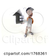 Poster, Art Print Of 3d Indian Boy On A White Background