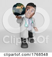 3D Cartoon Doctor Character