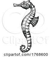 Sketched Seahorse