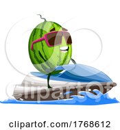 Waterskiing Watermelon by Vector Tradition SM