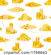 Poster, Art Print Of Gold Coin Pattern