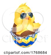 Poster, Art Print Of Easter Baby Chick Chicken Bird Chocolate Egg
