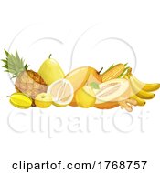 Yellow Colored Foods by Vector Tradition SM