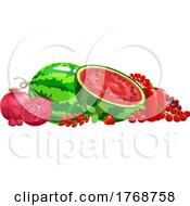 Poster, Art Print Of Red Colored Foods