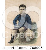 Poster, Art Print Of Historical Portrait Of A Boy With A Hat