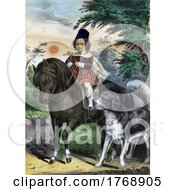 Poster, Art Print Of Child Riding A Pony