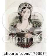 Poster, Art Print Of Historical Portrait Of An Asian Lady