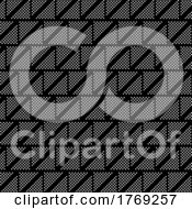 Monochrome Pointillism Pattern Background