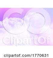 Poster, Art Print Of Sugar Cotton Candy Sky Background