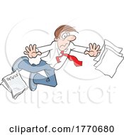 Poster, Art Print Of Cartoon Guy Being Tripped Up By Details
