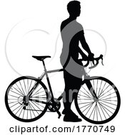 Bike Cyclist Riding Bicycle Silhouette