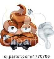 Poster, Art Print Of Arrogant Posh Snooty Poop Poo Emoticon Emoji Icon