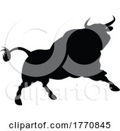 Poster, Art Print Of Silhouette Bull