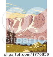 Poster, Art Print Of Medicine Bow Routt National Forest In Wyoming And Colorado Wpa Poster Art
