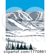 02/15/2022 - Killington Mountain Ski Area In Rutland County Vermont WPA Poster Art